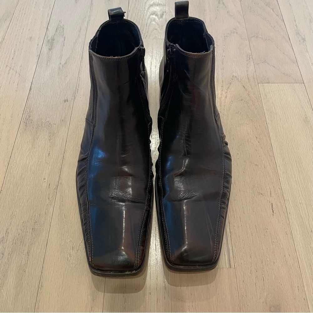Roberto Guerrini Mens Vintage Luxury Handmade Leather Boots